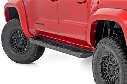 Rough Country Suspension Systems - Rough Country HD2 Black Running Boards for 24-25 Toyota Tacoma Double SRB202485 - Image 2