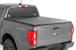 Rough Country Suspension Systems - Rough Country Soft Roll-up Vinyl Tonneau Cover 19-24 Ford Ranger 5' 42219500 - Image 1