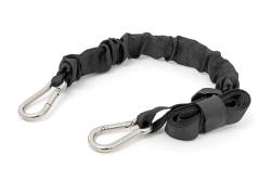 Rough Country Suspension Systems - Rough Country 1" x 6' Carabiner Tie Down Straps Black Pair 117701A - Image 2
