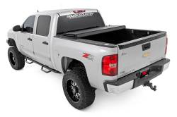 Rough Country Suspension Systems - Rough Country Hard Tri-Fold Tonneau Cover Silverado/Sierra 5.8' 49113551 - Image 3