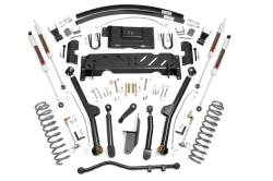 Rough Country Suspension Systems - Rough Country 68940 4.5" Suspension Lift Kit for 84-01 Jeep Cherokee XJ NP231 - Image 1