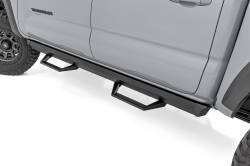 Rough Country Suspension Systems - Rough Country 71096 SRL2 Drop Step Nerf Bars Black for 05-23 Tacoma Double - Image 1