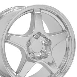 OE Wheels LLC - OE Wheels CV01 17x9.5 5x4.75 56mm Chrome CV01-17095-5475-56C - Image 3