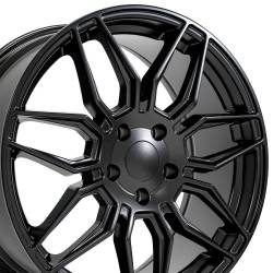 OE Wheels LLC - OE Wheels CV03D 19x8.5 5x120 52mm Satin Black CV03D-19085-5120-51B1 - Image 1