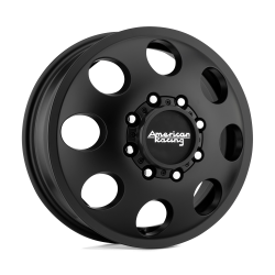 American Racing - American Racing AR204 BAJA DUALLY 17x6 8x6.5 111mm Satin Black AR204760907111 - Image 1