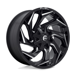 Fuel 1PC - Fuel Off Road D753 REACTION 20x9 8x180 20mm Gloss Black/Milled D75320901857 - Image 1