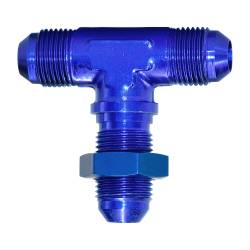 SpeedFx - SpeedFX 561634 Coupler 180-DEG Bulkhead Flare Tee -16AN Blue Aluminum Each - Image 1