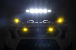Rough Country Suspension Systems - Rough Country Black Series 3" LED Pod Lights SAE Fog-Amber Pair 70909 - Image 5
