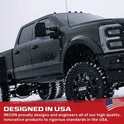 Recon - Recon 264245WHBKX LED Side Mirror Lenses Smoked/White/Amber 17-25 Super Duty - Image 3