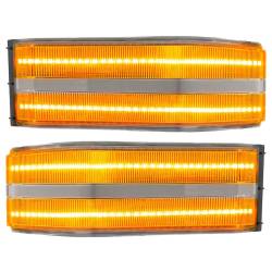 Recon - Recon 264153CL LED Side Mirror Lenses Clear/Amber 14-19 Silverado/Sierra - Image 2