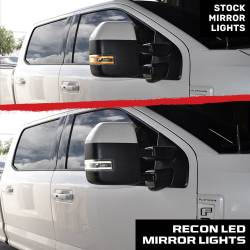 Recon - Recon 264245WHCLX LED Side Mirror Lenses Clear/White/Amber 17-25 Super Duty - Image 4