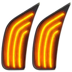 Recon - Recon 264231BK LED Side Marker Lights Smoked/Amber 21-24 GM Full Size SUV - Image 2
