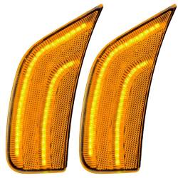 Recon - Recon 264231CL LED Side Marker Lights Clear/Amber 21-24 GM Full Size SUV - Image 2