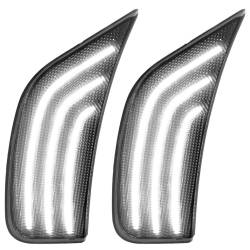 Recon - Recon 264231WHBK LED Side Marker Lights Smoked/White 21-24 GM Full Size SUV - Image 2