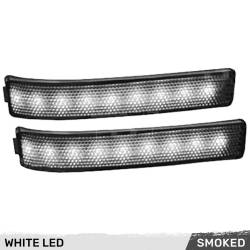 Recon - Recon 264241WHBK LED Side Mirror Lenses Smoked/White 09-14 Ford F150/Raptor - Image 2