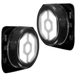 Recon - Recon 264335WHCL LED Front Side Fender Lenses Clear/White for 07-18 Wrangler JK - Image 2
