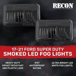 Recon - Recon 264519BK OEM Replacement Fog Light Kit-Smoked/White F150/Super Duty - Image 3