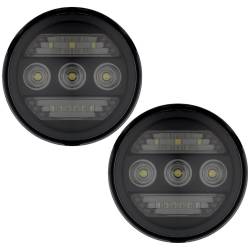 Recon - Recon 264521BK OEM Replacement Fog Lights Smoked/White/Amber Silverado/Sierra - Image 1