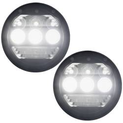 Recon - Recon 264521BK OEM Replacement Fog Lights Smoked/White/Amber Silverado/Sierra - Image 3