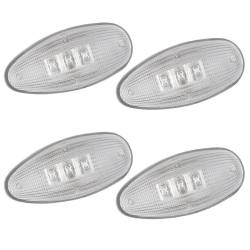 Recon - Recon 264133WHCL LED Dually Marker Lights Clear/White 99-14 Silverado/Sierra - Image 1
