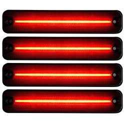 Recon - Recon 264183BK LED Side Marker Lights Smoked/Red/Amber 02-10 Hummer H2 - Image 3