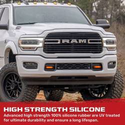 Recon - Recon 264004DGOR Silicone Tow Hook Cover Set Orange for 21-24 Ram 1500 - Image 4