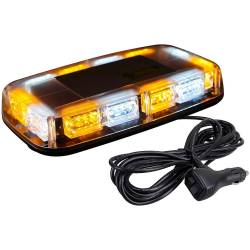 Recon - Recon 26419RM 12" 360-DEG 16 Function Strobing LED Roof Light Bar White/Amber - Image 2