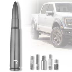 Recon - Recon 264ANT50BR 5" Aluminum 50 Cal Universal Stubby Antenna-Silver - Image 1