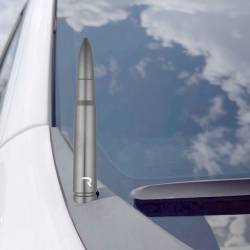 Recon - Recon 264ANT50BR 5" Aluminum 50 Cal Universal Stubby Antenna-Silver - Image 4