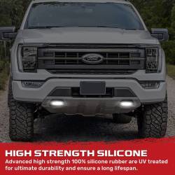 Recon - Recon 264004F150LEDWH Silicone Tow Hook Covers w/LED White 15-23 F150 - Image 4