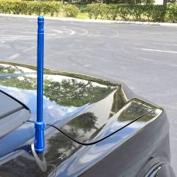 Recon - Recon 264ANTBL 8" Aluminum Universal Stubby Antenna-Blue - Image 4