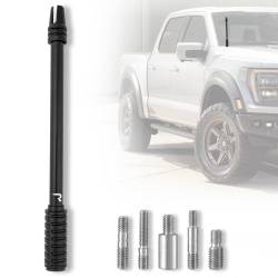 Recon - Recon 264ANTCBBK 10" Aluminum Barrel Universal Stubby Antenna-Black - Image 1