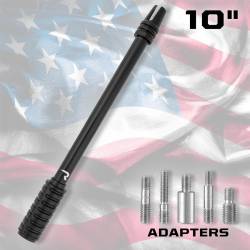 Recon - Recon 264ANTCBBK 10" Aluminum Barrel Universal Stubby Antenna-Black - Image 3