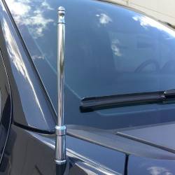 Recon - Recon 264ANTCH 8" Aluminum Universal Stubby Antenna-Chrome - Image 4