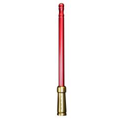 Recon - Recon 264ANTGG 8" Aluminum Universal Stubby Antenna Red/Gold - Image 1