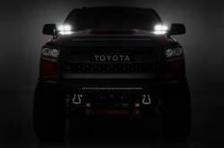 Rough Country Suspension Systems - Rough Country 70838 A-Pillar 2" LED Ditch Light Kit-Spot for 14-21 Toyota Tundra - Image 5