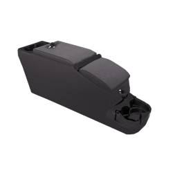 Rugged Ridge 13103.15 Ultimate II Locking Console Black Denim for CJ Wrangler