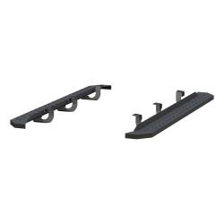 ARIES - RidgeStep 6.5" x 75" Black Steel Running Boards Select Ford Explorer - Image 1
