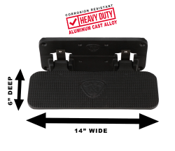 Carr - CARR 190011 Mega Step Hitch Mount XP3 Black Powder Coat Single - Image 2