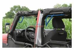 Steinjager - Steinjager Front/Rear Rigid Grab Handles-Playboy Blue for Jeep JK 4DR J0041252 - Image 1