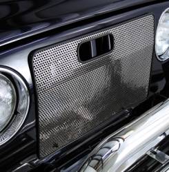 Rugged Ridge 11106.03 Radiator Bug Shield Stainless Steel for Wrangler TJ