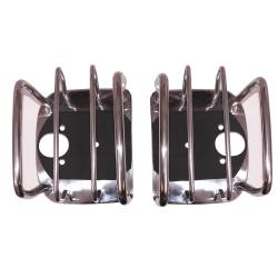 Rugged Ridge 11103.02 Taillight Euro Guards Stainless Steel