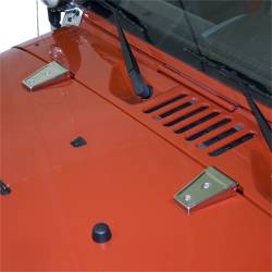 Rugged Ridge - Rugged Ridge 11111.10 Stainless Hood Hinge Covers for 07-18 Jeep Wrangler JK - Image 2