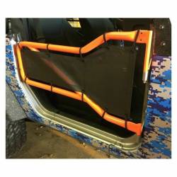 Steinjager - Steinjager Mesh Tube Door Covers Front Black for Wrangler JK J0041050 - Image 2