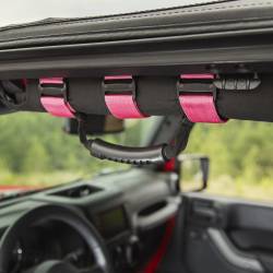 Rugged Ridge - Rugged Ridge Ultimate Roll Bar Grab HandlesPair-Pink 13505.01 - Image 5