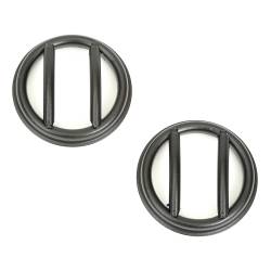 Rugged Ridge - Rugged Ridge 11231.22 Black Euro Side Marker Light Guards for 07-19 Wrangler JK - Image 1