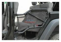 Steinjager - Steinjager Mesh Tube Door Covers Rear Black for Wrangler JK J0041085 - Image 1