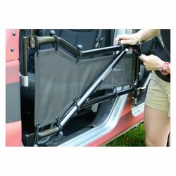 Steinjager - Steinjager Mesh Tube Door Covers Front/Rear Black for Wrangler JK J0041084 - Image 3