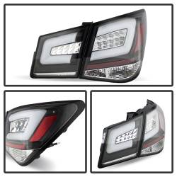 Spyder Auto - Spyder Auto 5076595 Black/Clear LED Taillights - Image 2