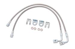 Zone Offroad Braided Stainless Brake Lines for Wrangler JK 4WD ZONJ5403